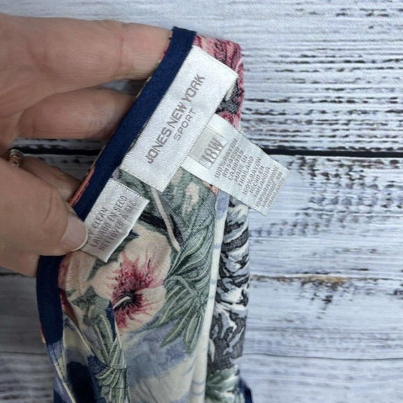 Jones New York Sport Wrap Skirt Plus 18W Hawaiian Tropical Cover Up Sarongs Slim - Picture 12 of 12